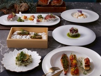 F [Essence of Terroir] 13 dishes / A French course for adults featuring fish and vegetables woven from the earth and sea breeze.