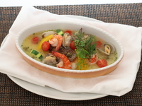 【SEAFOOD LUNCH 2026】真鯛と浅利と野菜のアクアパッツァ
