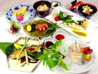 紀の川鮎と瀬戸内スズキの特別会席