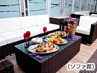 【早割】【土・8/10～8/15】 ソファブース〔6名さままで〕ナイトプール🌙　