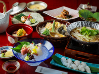 【夏季限定】鱧・穴子・鰻の長物尽くし懐石「ふうりん」