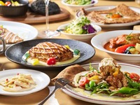Choose from 7 seasonal main dishes, including our signature galettes ~ Salads, appetizers, soups, soft drinks and desserts are served buffet style ~