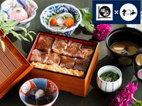 能登牛と玉子重御膳