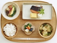 % Japanese Breakfast Set: Aged Salted Salmon, Binchotan Charcoal Grilled