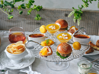 【夏限定】SUMMER FRUIT Afternoon Tea ～ベイクワゴン付きサマーティーセット～＋【乾杯Champagne付】