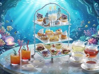 Princess Afternoon Tea ~Mermaid~ + Unlimited Sparkling Wine (July 1st - August 31st, weekdays after 5 PM only)
