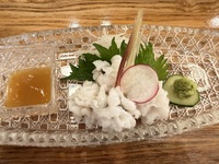 Full course meal featuring fresh conger eel