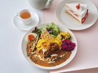 [Special Lunch with Dessert & Drink] Butter Chicken Spice Curry, Meals Style