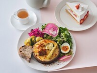 [Special Brunch with Dessert & Drink] White Ginger Gratin with Young Chicken and Summer Vegetables