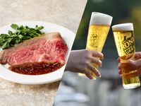 [Beer Garden 2026] 5 kinds of appetizers, roasted chicken thigh, and 3 kinds of Wagyu roast beef + over 30 kinds of free drinks
