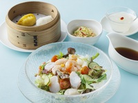 Seafood cold noodle set