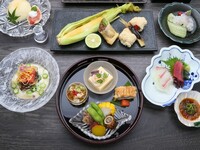 【 夜の部・夏限定 】会席コース ※うどんすき・鍋料理は含まれておりません