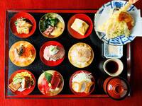 【数量限定ランチ】六色小丼と旬菜おばんざい御膳