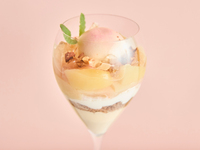 [July–August Special!] Premium Peach Parfait + One Café Drink of Your Choice (Weekends and Holidays, July 1–August 31)