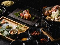 さくらじま黒鍋と霧島の恵みを愉しむコース 全6品【きりしま】