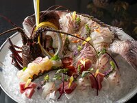 【お祝いプラン】イセエビ＆鯛の姿造り付き京懐石コース　8名様