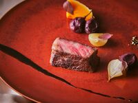【★6月限定！乾杯酒付★】メインはマハタと国産牛フィレ肉のローストなどの贅沢記念日コース全5皿