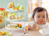 個室deアフタヌーンティー【平日・3時間カフェフリー★キッズスペース付】～桃とメロンの香り～Peach Vacances afternoon tea