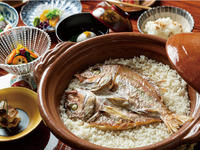 ～カジュアルなディナー会食に～夜のミニ会席【月光】禅園名物「鯛飯」付