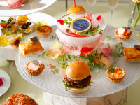【AMBAR NIGHT AFTERNOON TEA】チェリーローズアフタヌーンティー with リンツチョコレート　