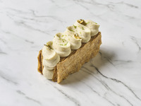 Vanilla and lime jam mille-feuille