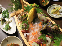 旬活魚のお造りコース16,500円