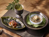 【Patina Dining Days 17:30~18:00 내점 한정】이세 새우나 모게, 흑모 와규가 선명하게 만들어내는 최상급의 시그니처 코스 총 10품 "마비 -BARIN-"(15% 우대)