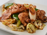 Hokkaido pork and cabbage stir-fried with miso