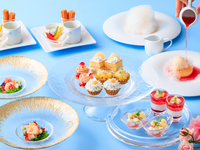 여름 한정【피치＆블로섬・Summer Afternoon Tea】+카페 프리