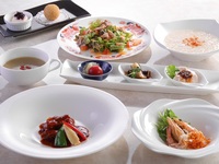 ＜BIREITYAZEN＞Appetizer, stir-fried dishes, Chinese porridge + 2 desserts, etc., 7 items in total (lunch)