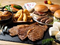 【8月土・日・祝】BBQステーキコース（ソフトドリンク飲み放題付き）