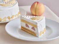 【7/1～スタート】ドリンクセット / フレッシュ白桃のショートケーキ