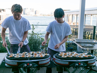 ボトルワイン＆シーフード付き！ BBQPLAN[飲み放題90分付]