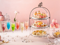 【7/15～】桃 Bijou アフタヌーンティー  (推し活ドリンク1杯付き)