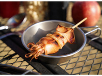 One squid skewer