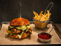 [July Special] Hell Fire Chicken Burger