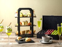 【THE BAR】シャインマスカットのアフタヌーンティー+フライドポテト(￥7.300)