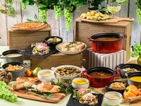 【9月～10月】<ランチ>ワイン&生ビール飲み放題付・(仮称)秋の味覚～ぶどう・いちじく・栗～スイーツビュッフェ 9300円