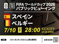 【7/11（土）スペイン VS ベルギー】⚽サッカー観戦パック3時間