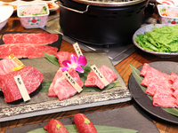 [Reservation-only] Kiyoshi Ki Kobe beef deluxe course – 10 dishes in total. This satisfying course features Kobe beef chutoro, marbled yaki-shabu, and carefully selected grilled Kobe beef and steak.