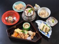 秋のゆば料理(鱧と松茸の土瓶蒸し付き)