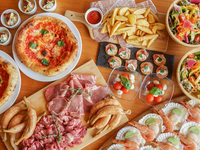 ビアガーデンBBQプラン【90分飲み放題付き】