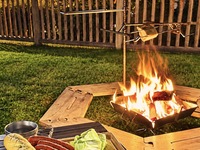 [Winter-only!] Campfire Dining (includes a rotisserie meat cooker) – 1 person