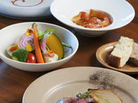 The exquisite flavors of the local ingredients with Haru San San Course