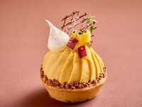 Anno sweet potato Mont Blanc tart