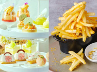 【★7月末迄 限定セール★】◇スイーツ7種とポテトフライ付き◇桃とメロンづくしのバカンス・アフタヌーンティー（2時間 6/24～土日祝）