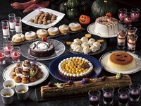 平日/窓から離れたソファ席【期間限定 秋のハロウィンビュッフェ/時間制限なし】ホテル最上階でパティシエ特製 秋の味覚スイーツを