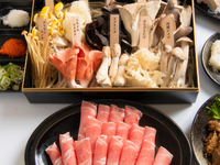 ☆<Mushroom Shabu-Shabu V Course> Rare mushroom platter included, lamb shabu-shabu, all-you-can-eat, all-you-can-drink (all-you-can-drink excluding beer)