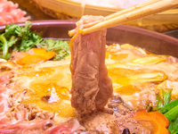 ラム肉すき焼きTコース（1人前）