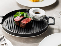 9月～【Lunch Course】 - 厳選和牛 赤身肉炭火焼き -
